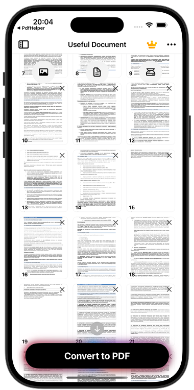 Convert PDF